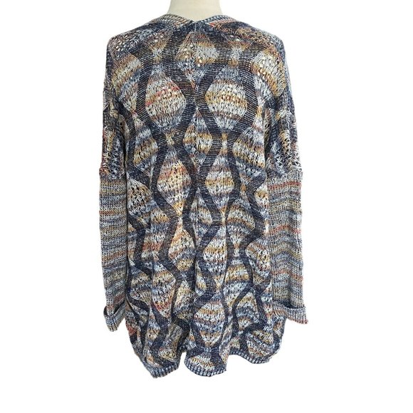 Soft Surroundings Pendley Wool Boho Slouchy Western Equestrian Cardigan-L/XL - Picture 9 of 15